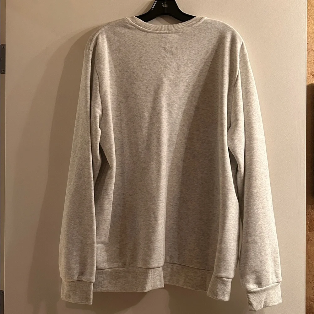 NEW Target Dr. Seuss The Grinch Graphic Sweatshirt in Gray; Size X-Large - Picture 2 of 6